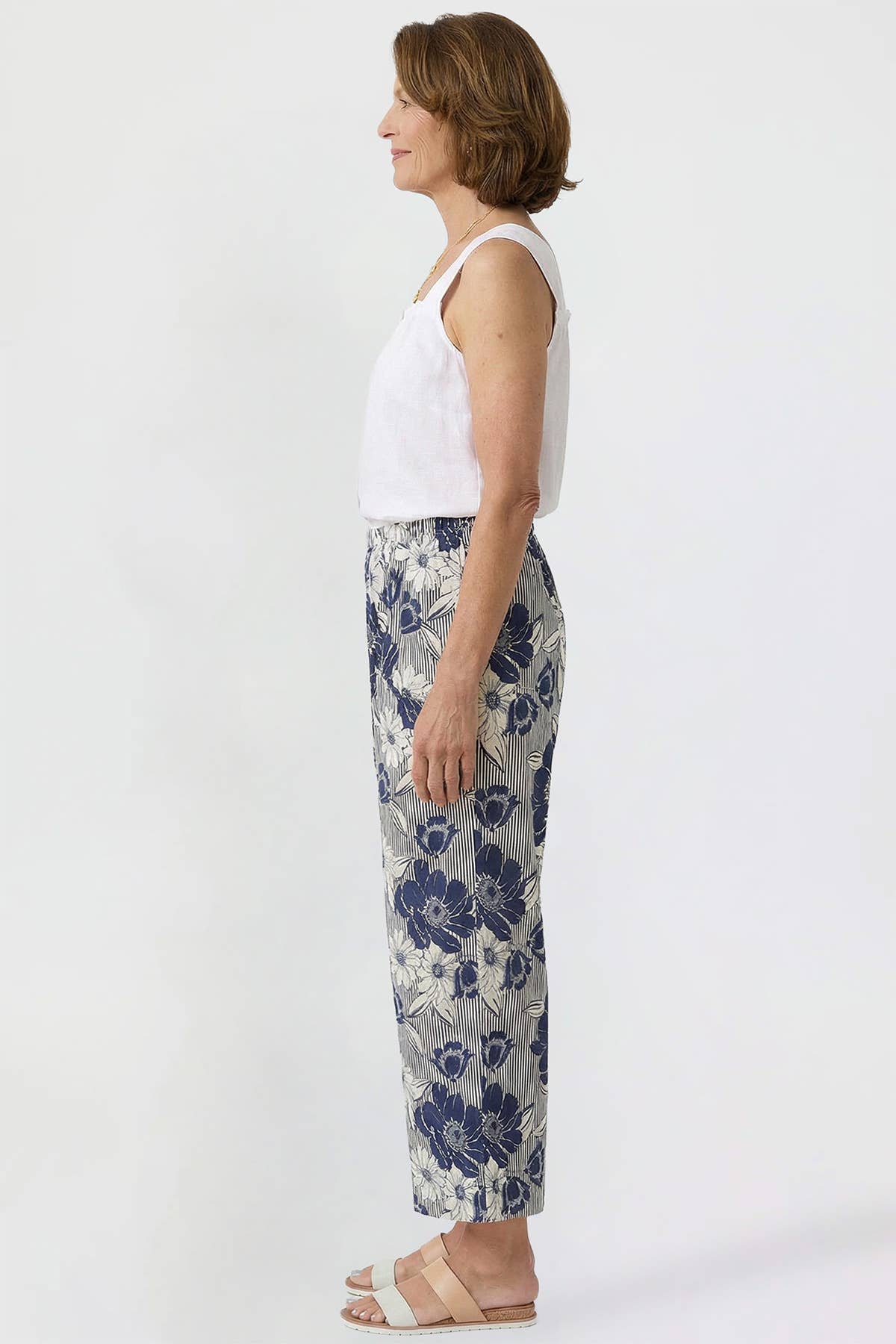 YMI Floral Pull On Pants (REG)