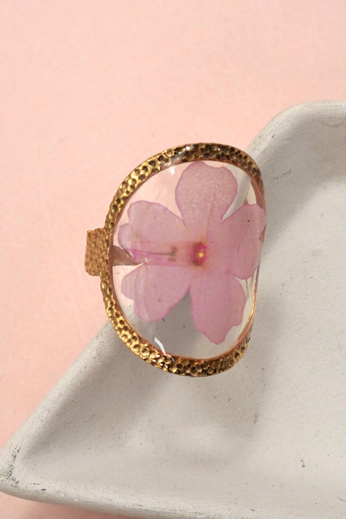 18K Floral Rings