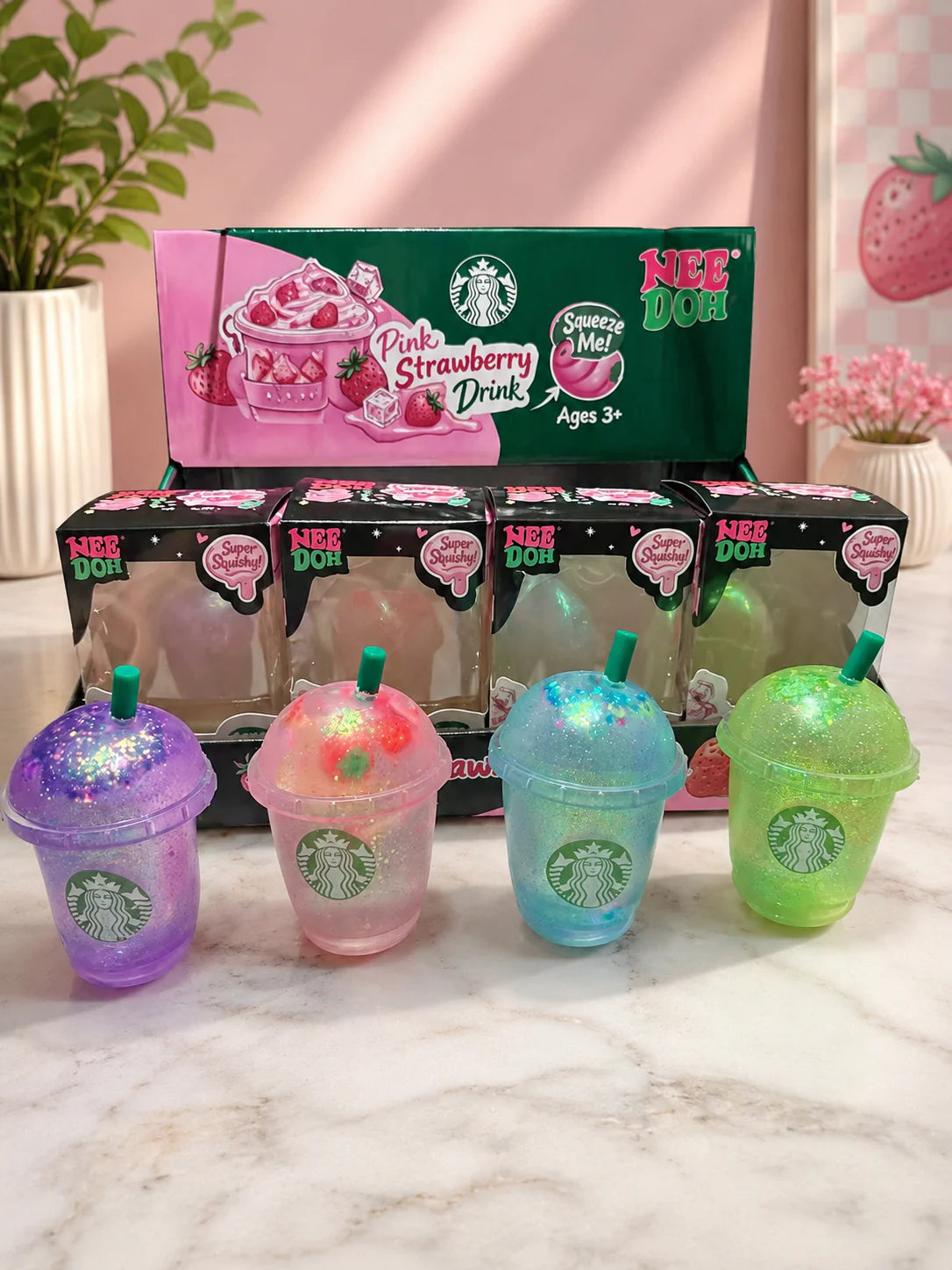 Nee Doh Starbucks Coffee Squishy Toy