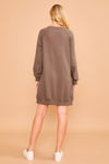 Mocha Love Sweatshirt Dress (REG)