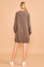 Mocha Love Sweatshirt Dress (REG)