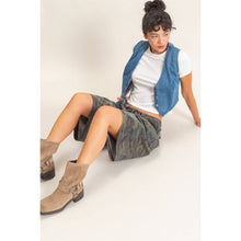 Green Camo Drawstring Shorts (REG)