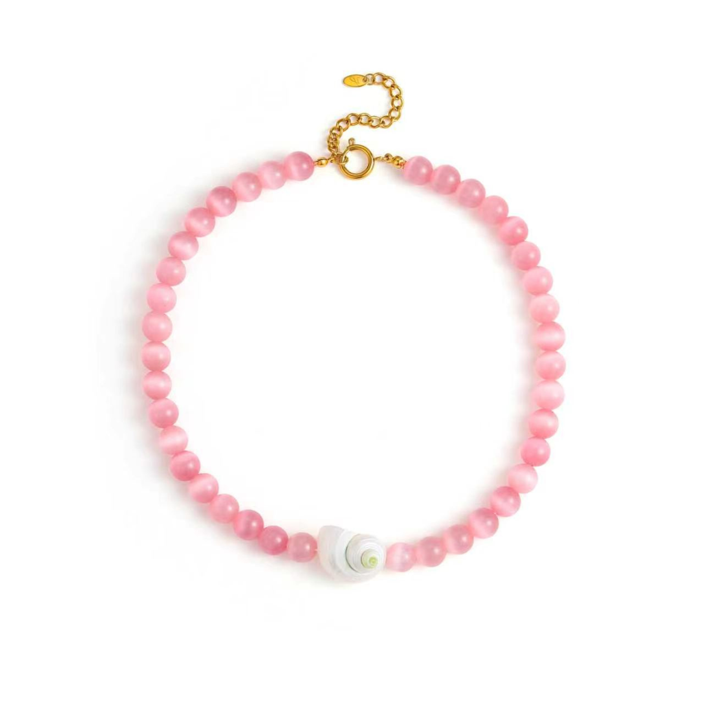 Beachside Shell Beaded Necklace