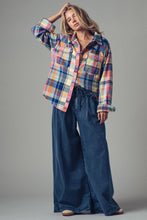 Plaid Snap-Front Top (REG)