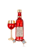 Wine Bottle Brooch