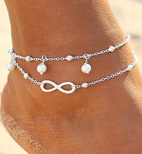 Infinity and Pearl Anklet