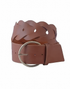 Brown Chevron Woven Belt