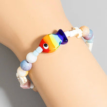 Rainbow Fish Bead Bracelet