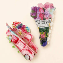 Fresh Flowers Claw Clip