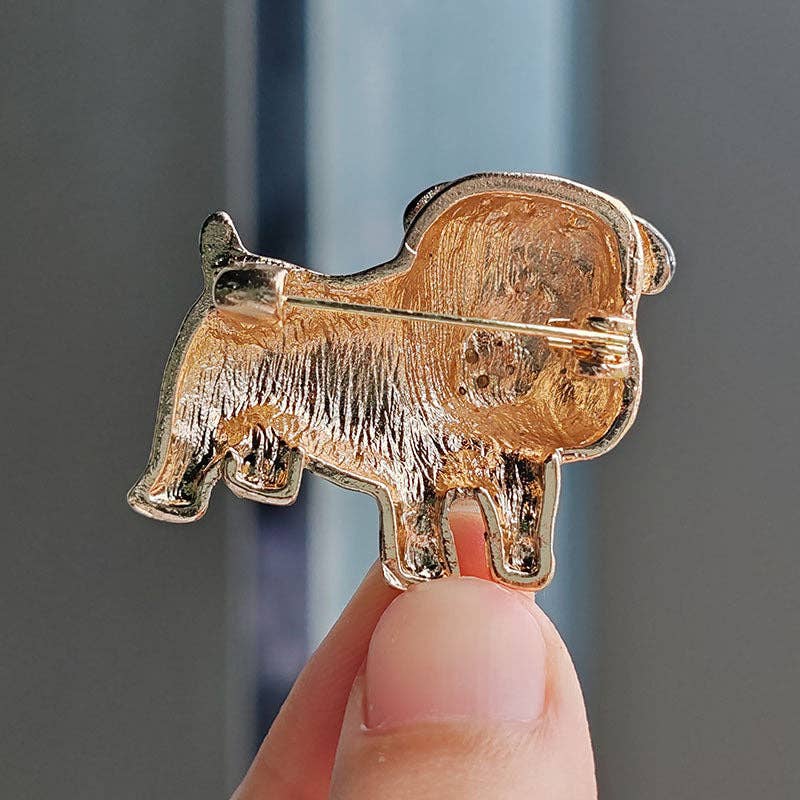 Mini Dog Brooch