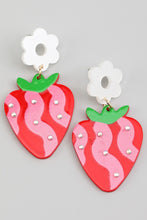 Acrylic Strawberry Earrings