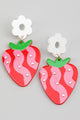 Acrylic Strawberry Earrings
