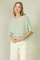 Lightweight Open-Knit Pullover Sweater in Seafoam (REG)