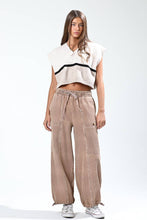 Mocha Vintage Striped Pants (REG)
