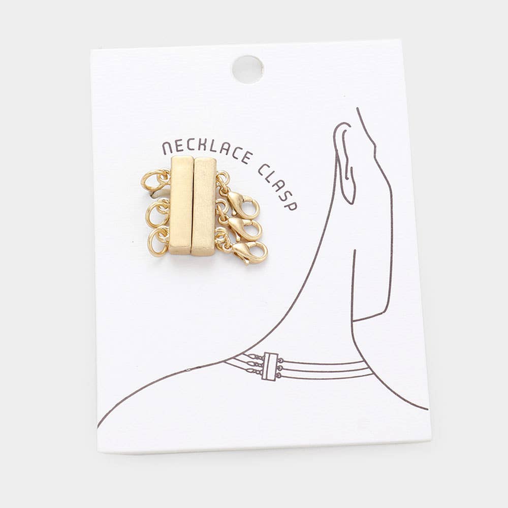 Magnetic Layered Necklace Clasp