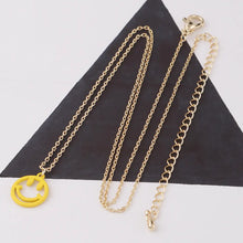Open Smiley Necklace