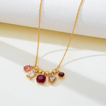 Crystal Cluster Charm Necklace