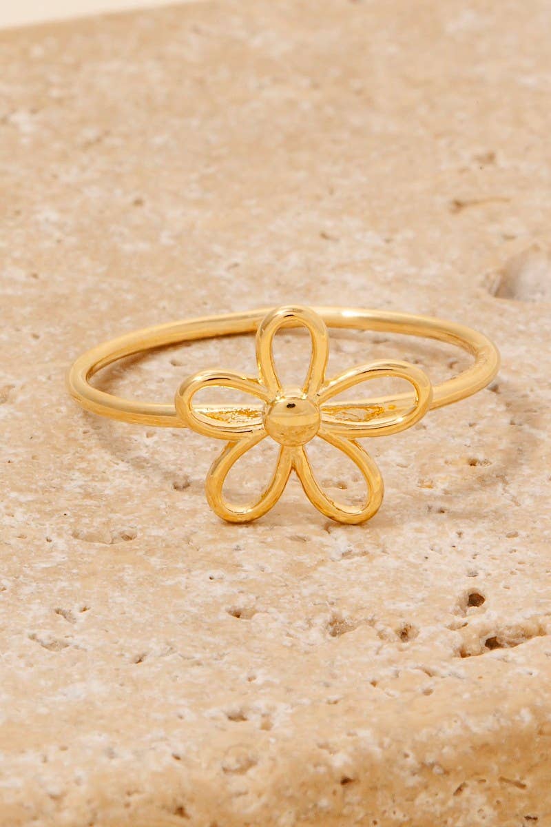 Dainty Wired Flower Ring