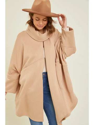 The Oversized Brush Knit Coat