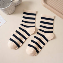 Classic Striped Crew Socks