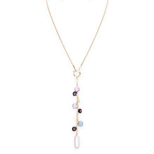 Fringe Bead Drop Necklace