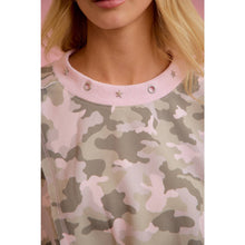 Soft Pink Camo Terry Sweatshirt (REG)