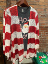 The Red Stripe Lucy Lightweight Slub Cardigan