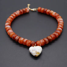 Chunky Resin Heart Necklace