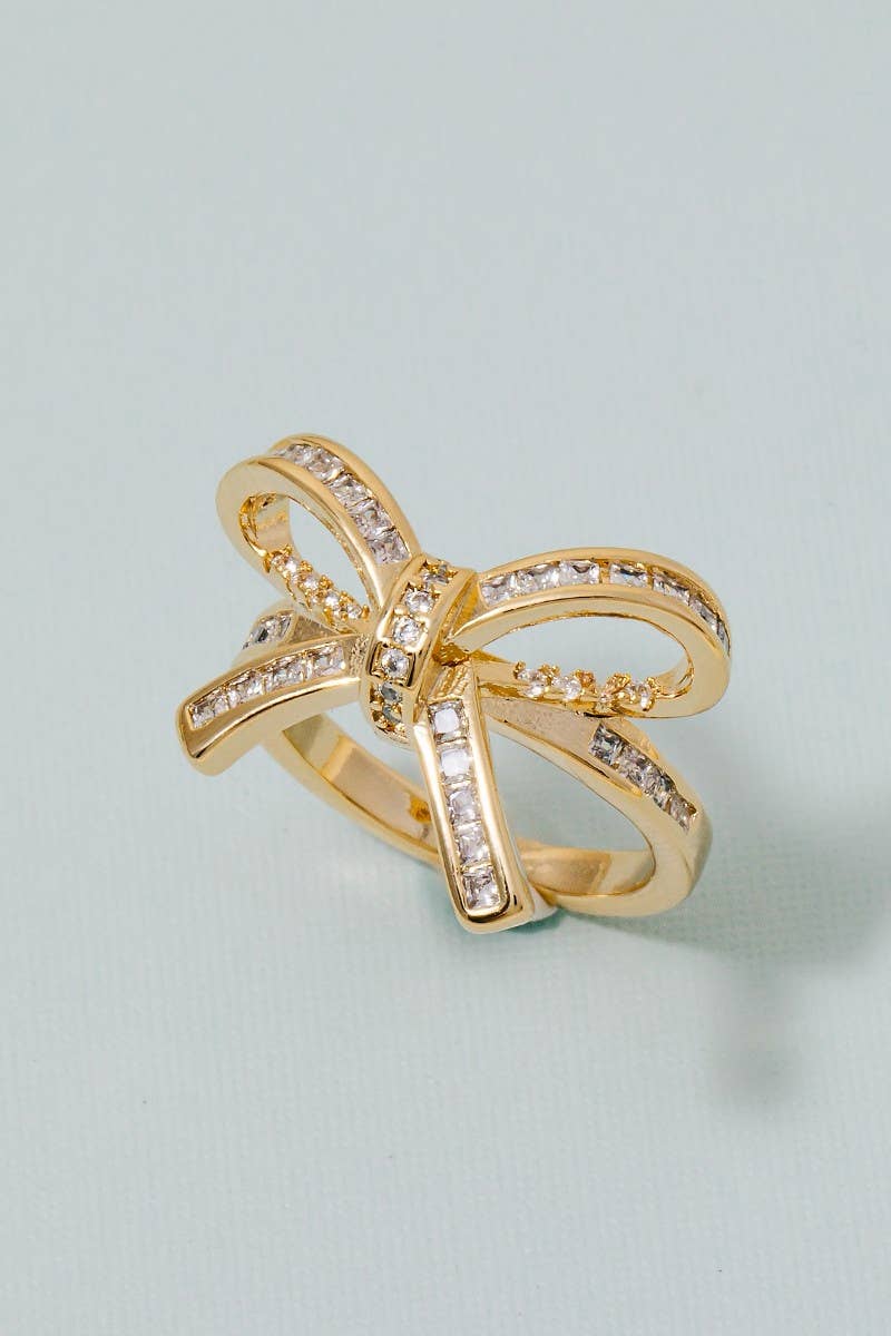 Pave Ribbon Ring