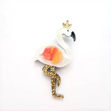 Royal Flamingo Brooch