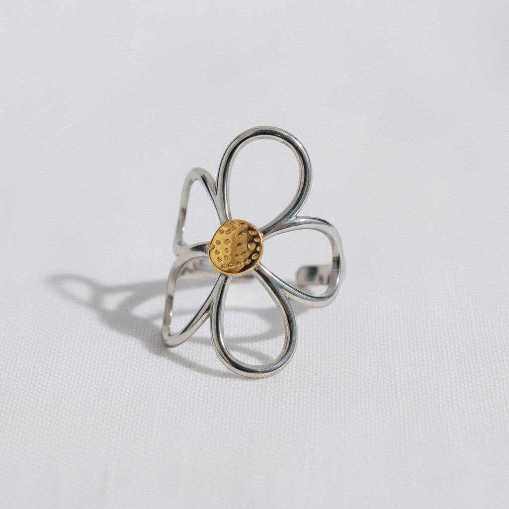 Wired Flower Ring