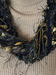 Handmade Black and Gold Scarf