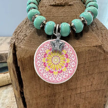 Mandala Bloom Charm Bracelet
