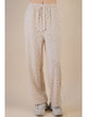 Comfy Floral Pants in Cream (REG/PLUS)