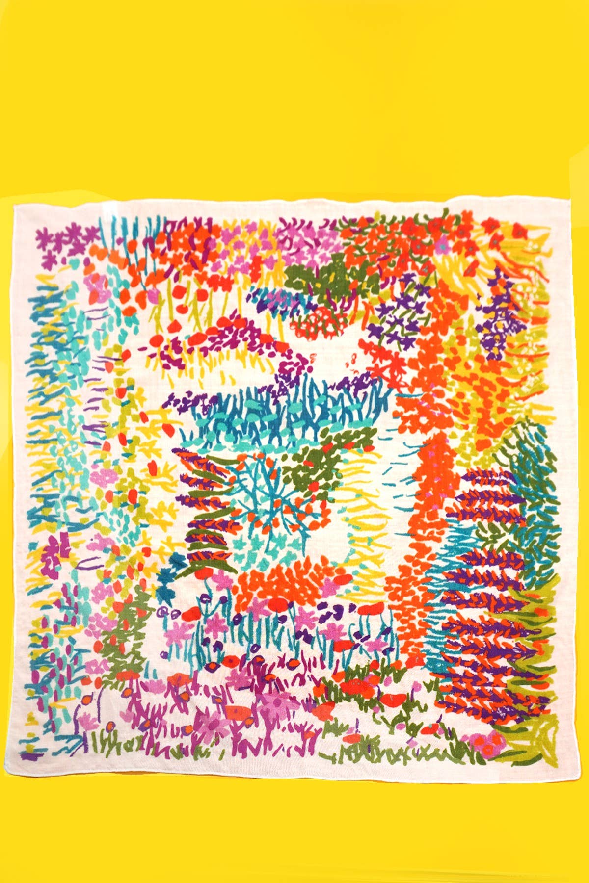Fun and Floral Fashion Scarf