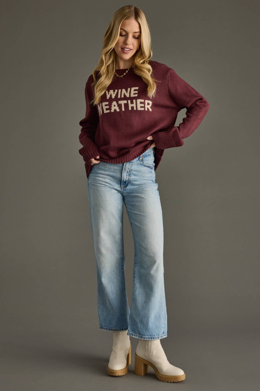 Wine Weather Sweater (REG)