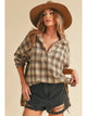 Tamra Plaid Top in Oat (REG)