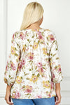 Pure Elegance Floral Top (PLUS)