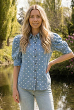 Collared Polka Dot Top (REG)