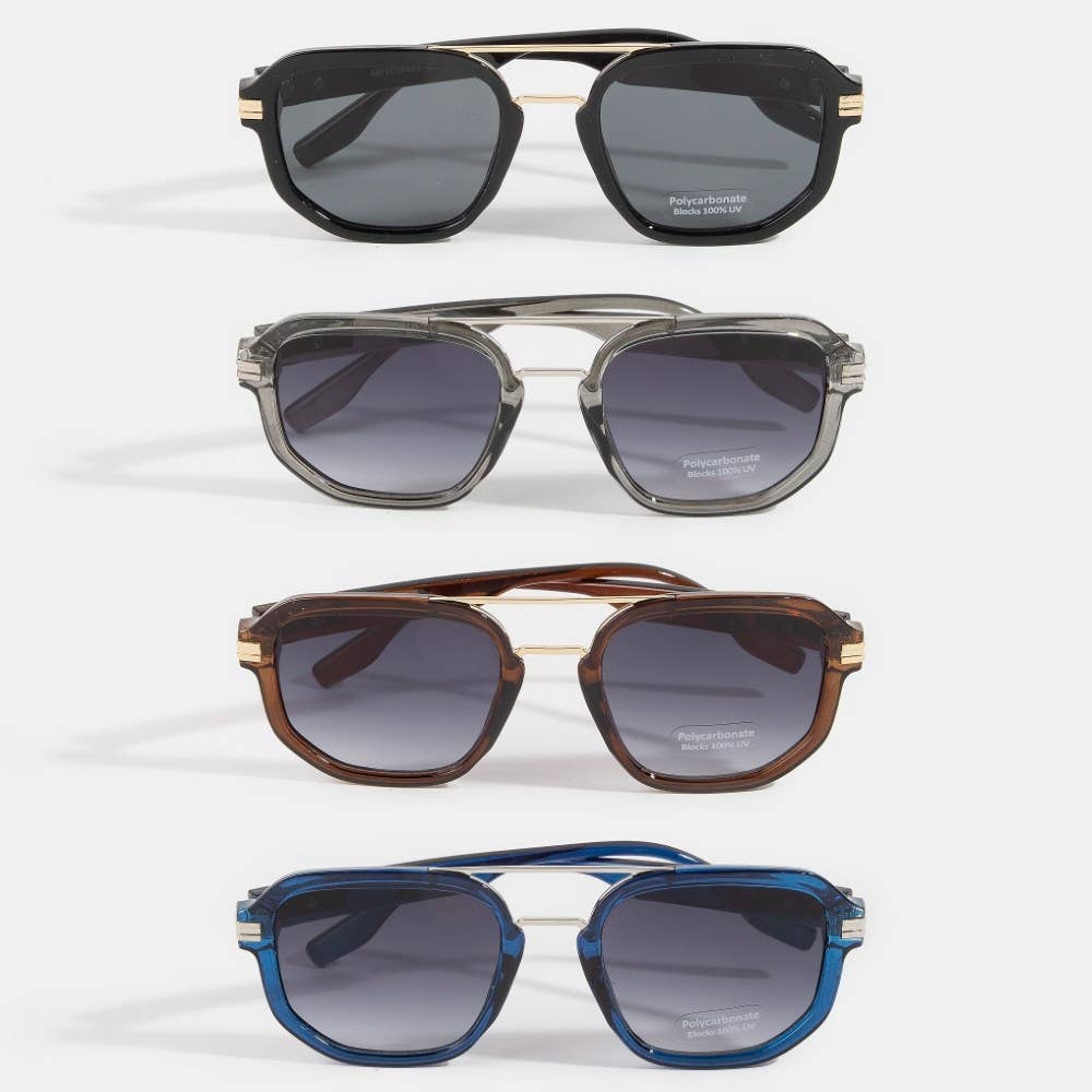 Daring Double Bridge Sunglasses