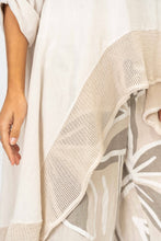 Layered Linen Hi Lo Tunic in Beige (REG)