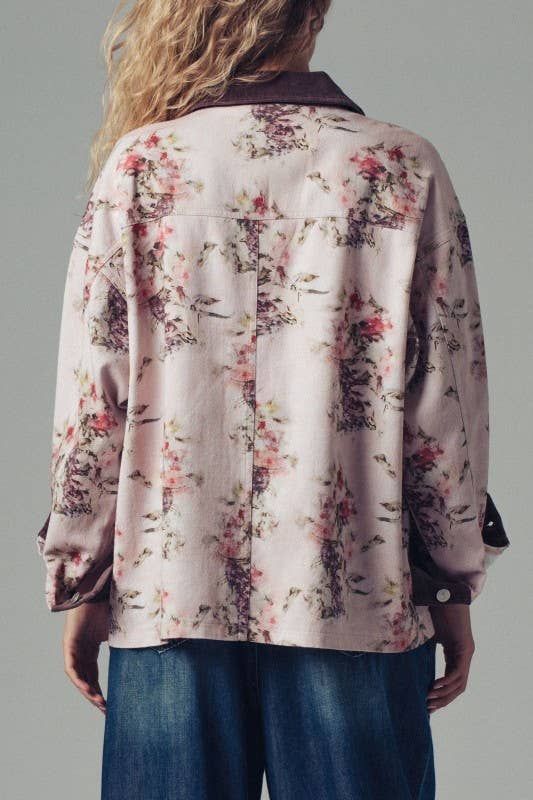 Floral Contrast Jacket (REG)