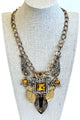 Vintage Art Statement Necklace