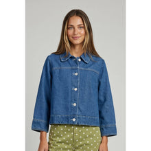 Dark Denim Cape Jacket (REG)