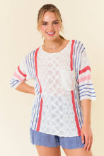 Summer Stripes Pocket Sweater (REG)