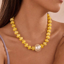 Chunky Pearl Resin Necklace