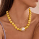 Chunky Pearl Resin Necklace