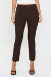 Hyperstretch Cropped Straight Pants in Coco (REG)