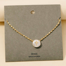 Cross On Pearl Necklace