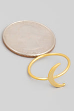 Gold Dipped Moon Ring